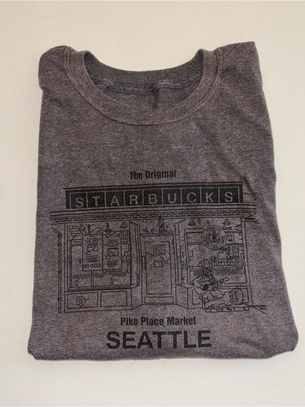 Vintage Original Starbucks shirt - Pike Place Market in Seattle